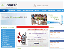 Tablet Screenshot of bepioneer.com